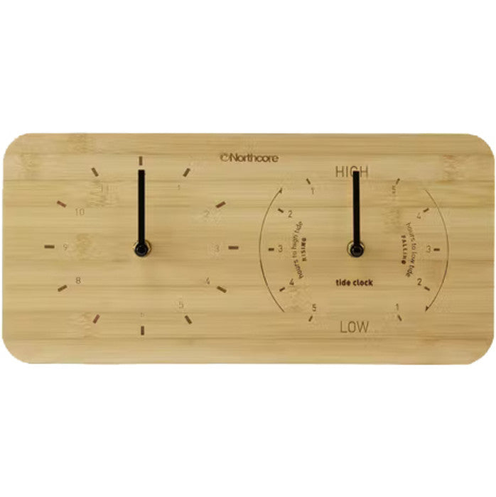 Time and Tide Bamboo Wall Clock - Landscape