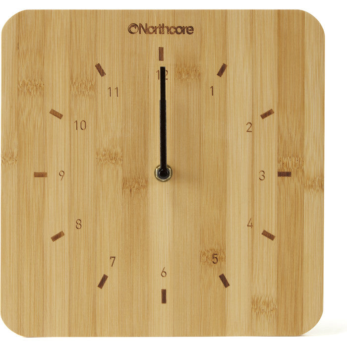 Bamboo Wall Time Clock