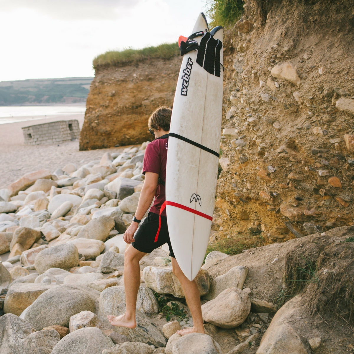 surf straps surfboard carry by Northcore