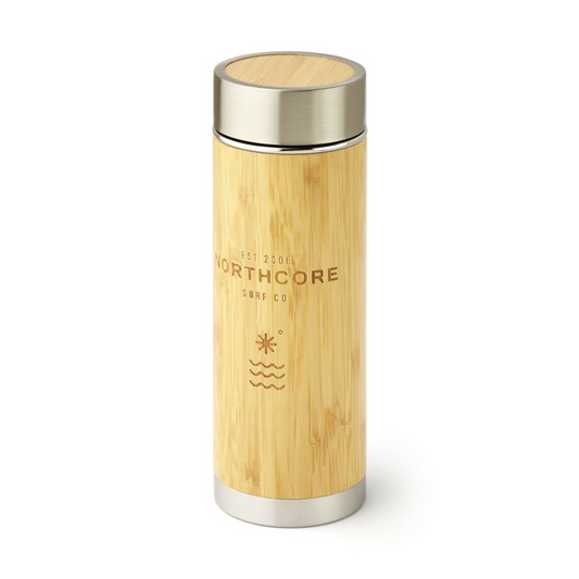 Northcore Bamboo Stainless Steel Thermos Flask 360ml