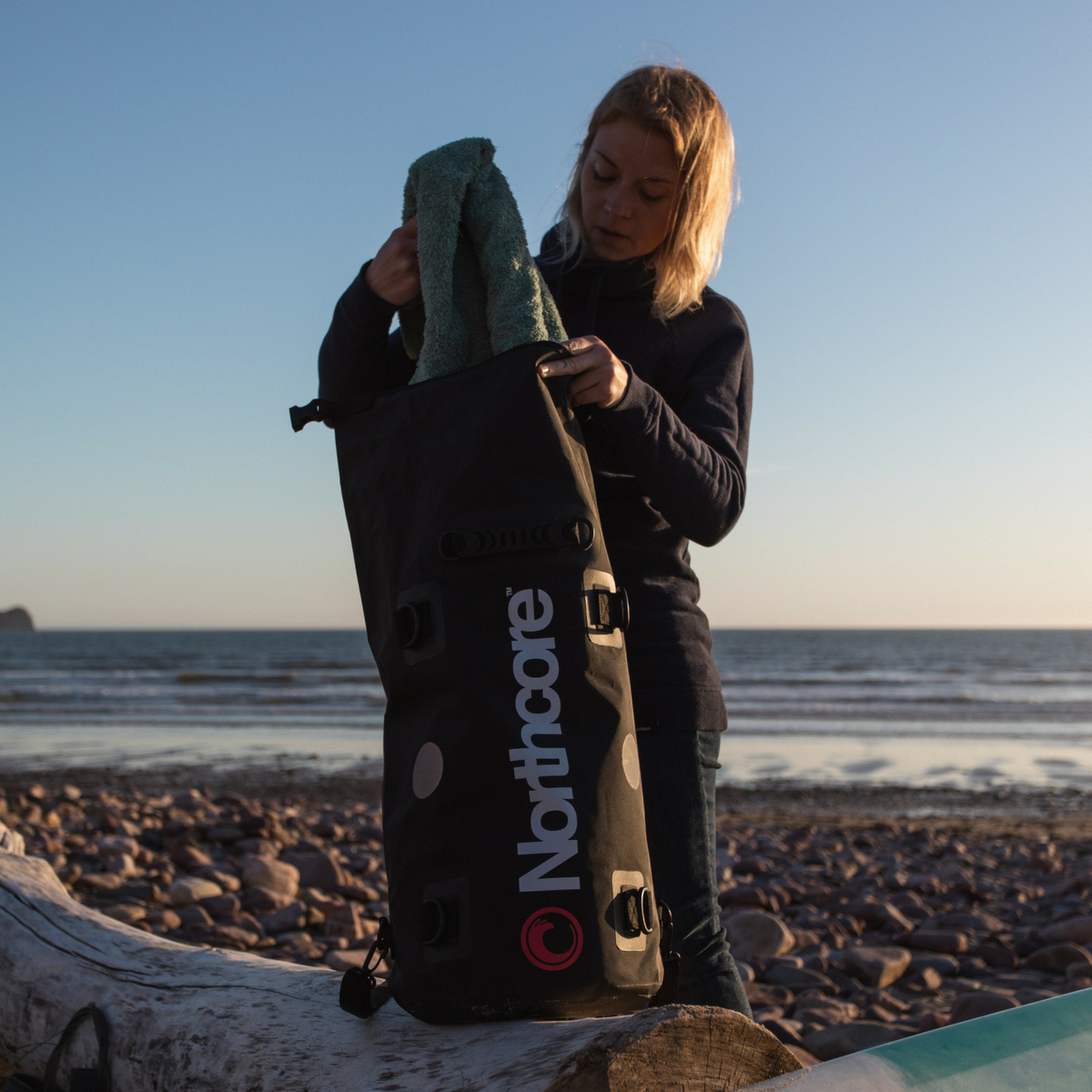 Northcore 40L Waterproof Heavy Duty Drybag Black
