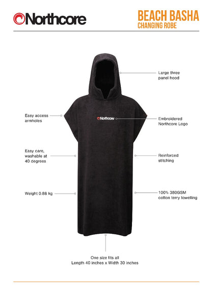 Northcore "Beach Basha" Changing Robe