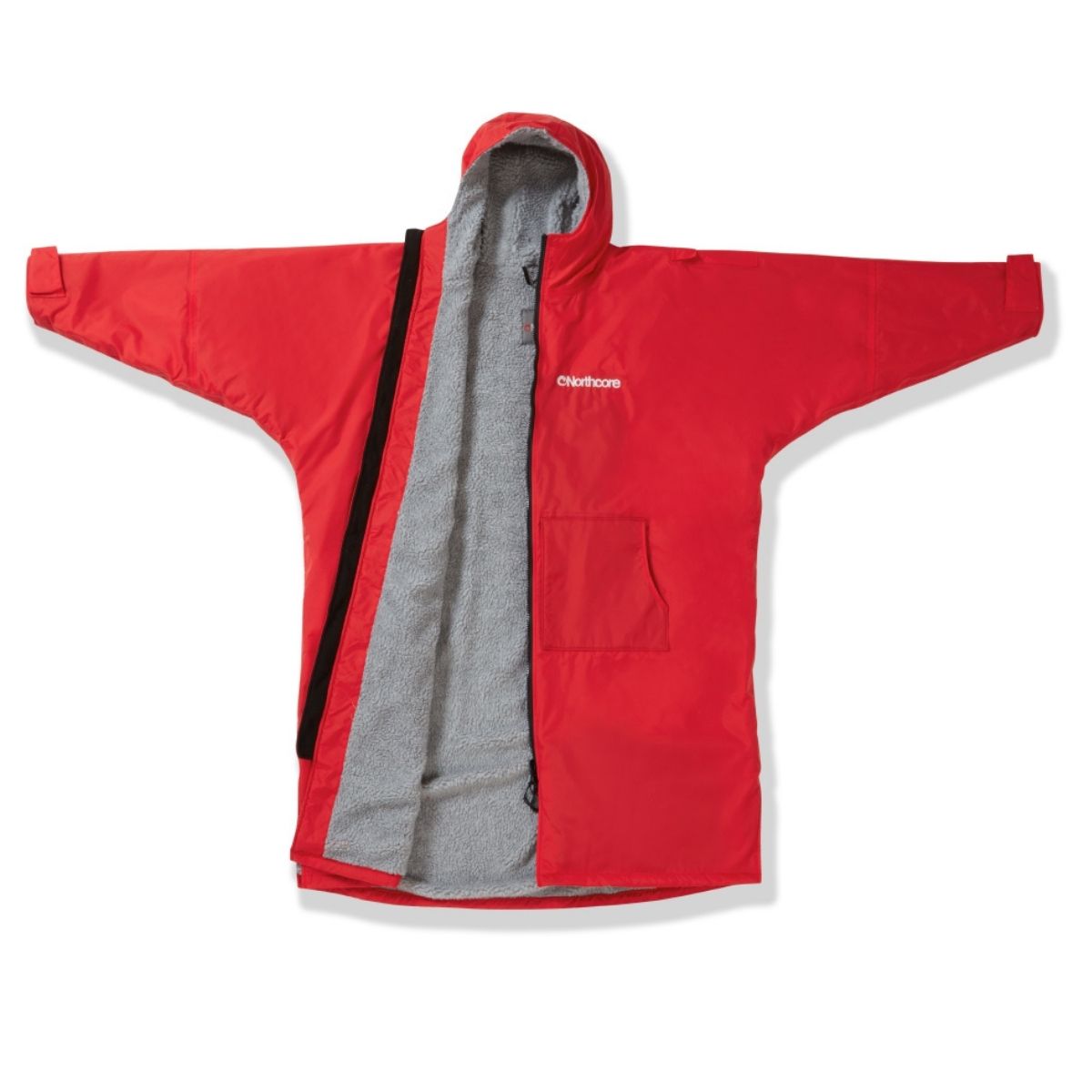Northcore Beach Basha Sport Changing Robe - Red