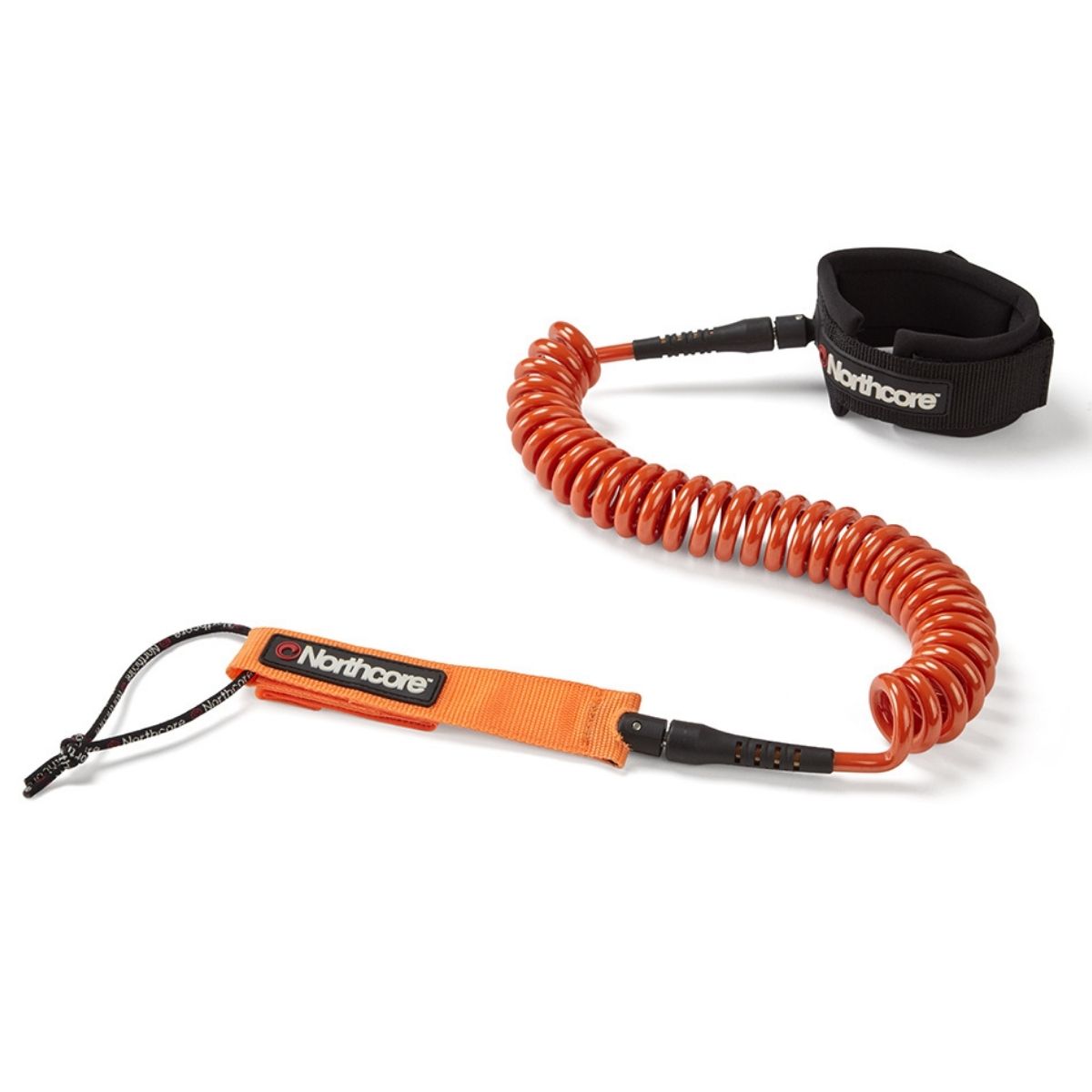 10ft Coiled SUP Leash- Orange