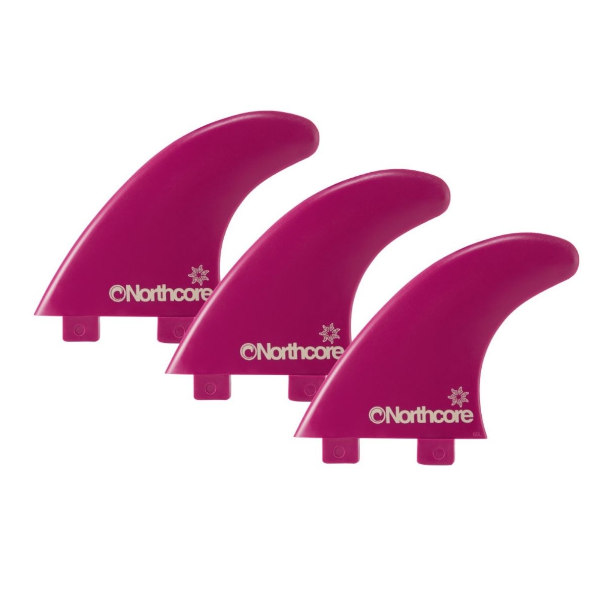 Northcore Slice Fins for Surfboard- Magenta Pink