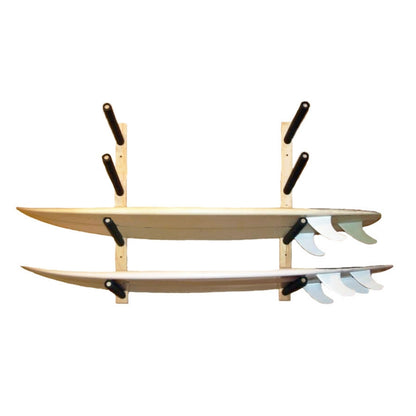 Wooden Quad Surfboard Rack