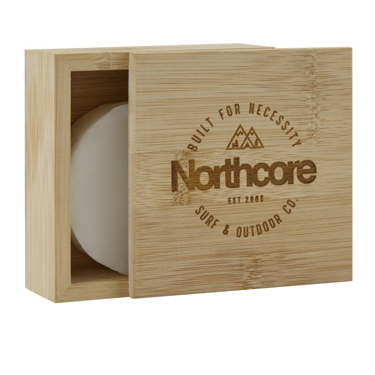 surf wax box made from bamboo