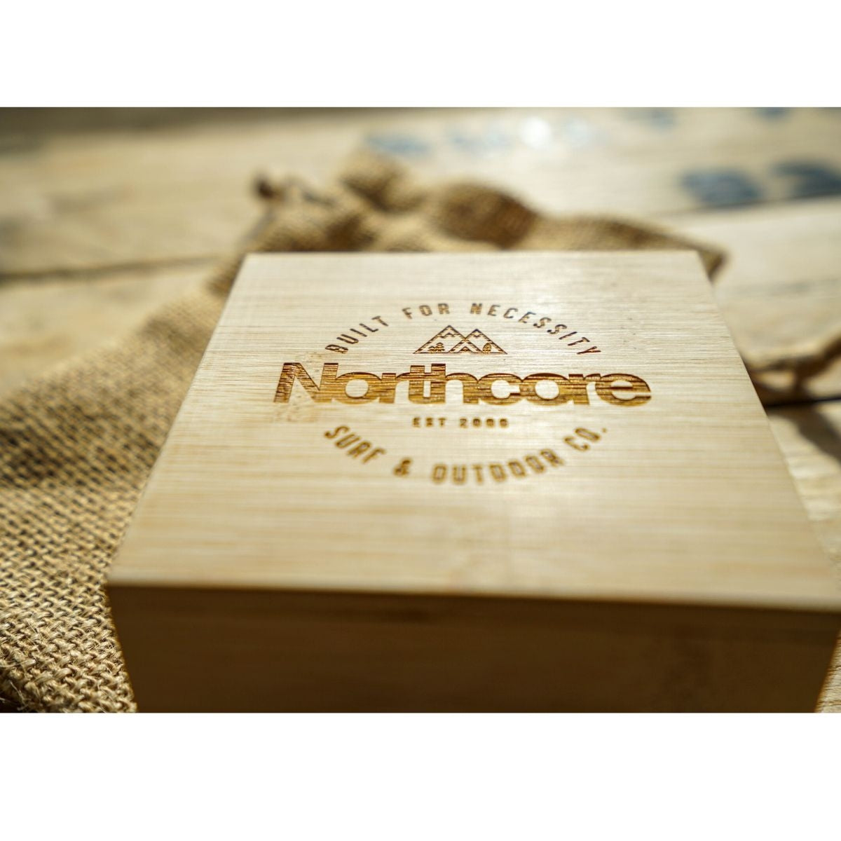 surf wax box made from bamboo