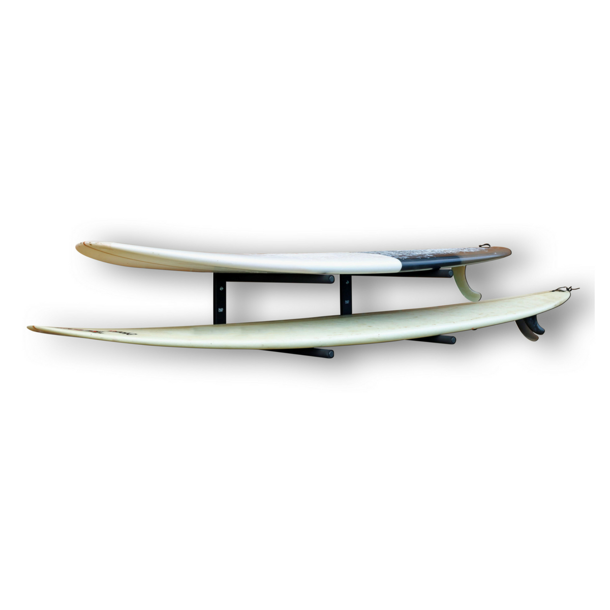 Northcore Wall Mounted Double Surfboard Storage Rack Black