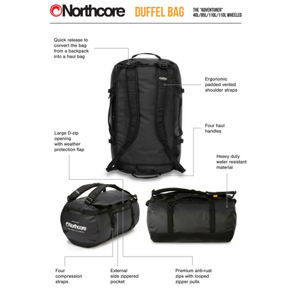 Northcore Duffle Bag - 85L